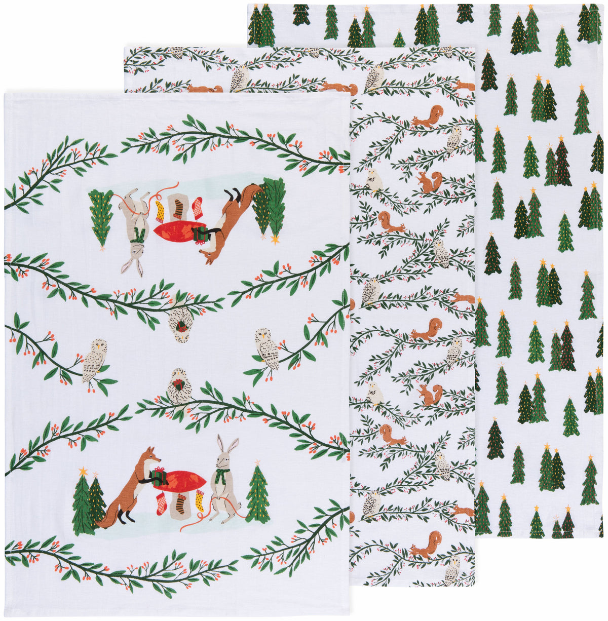 Forest Fete Floursack Dishtowels Set of 2