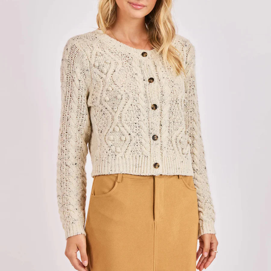 Effortless Cable Knit Cardigan