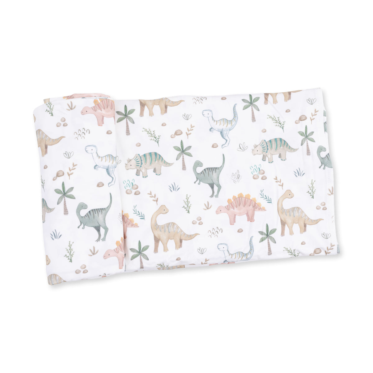 Sweet Baby Dinos Swaddle Blanket