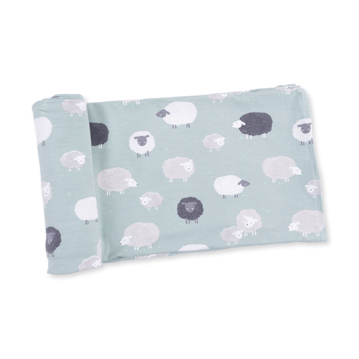Black Sheep Swaddle Blanket