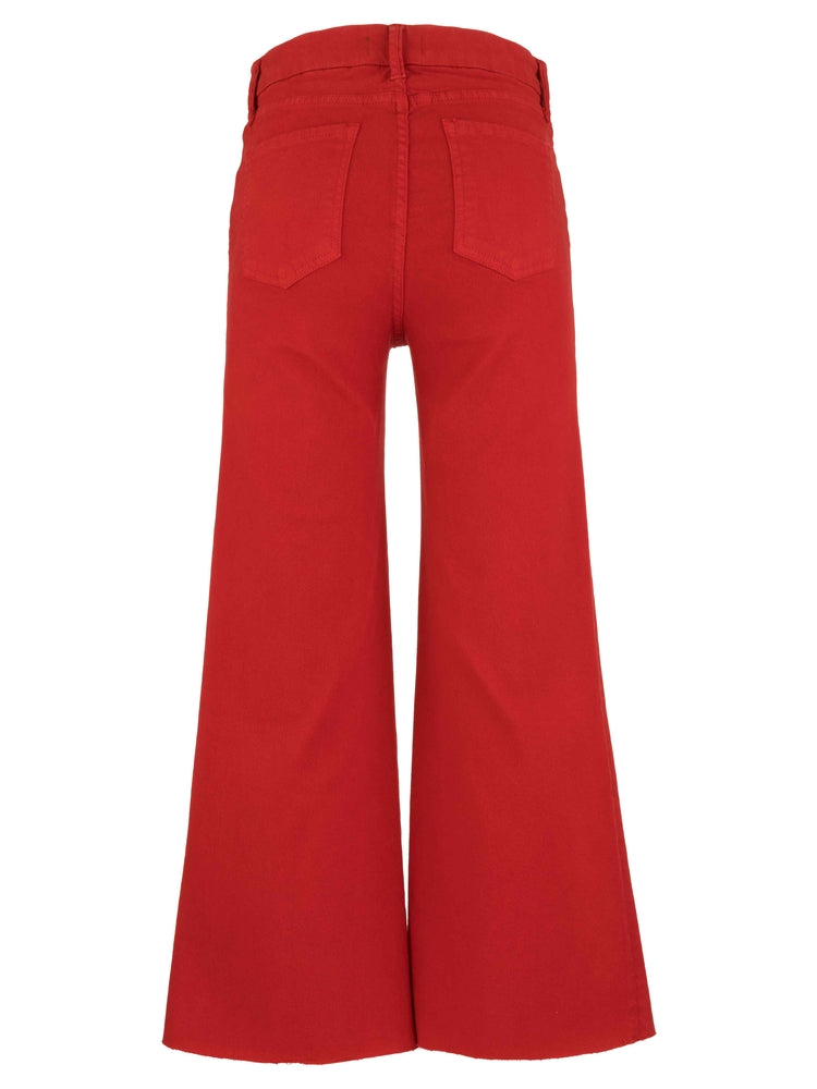 Meg High Rise Wide Leg w/ Raw Hem