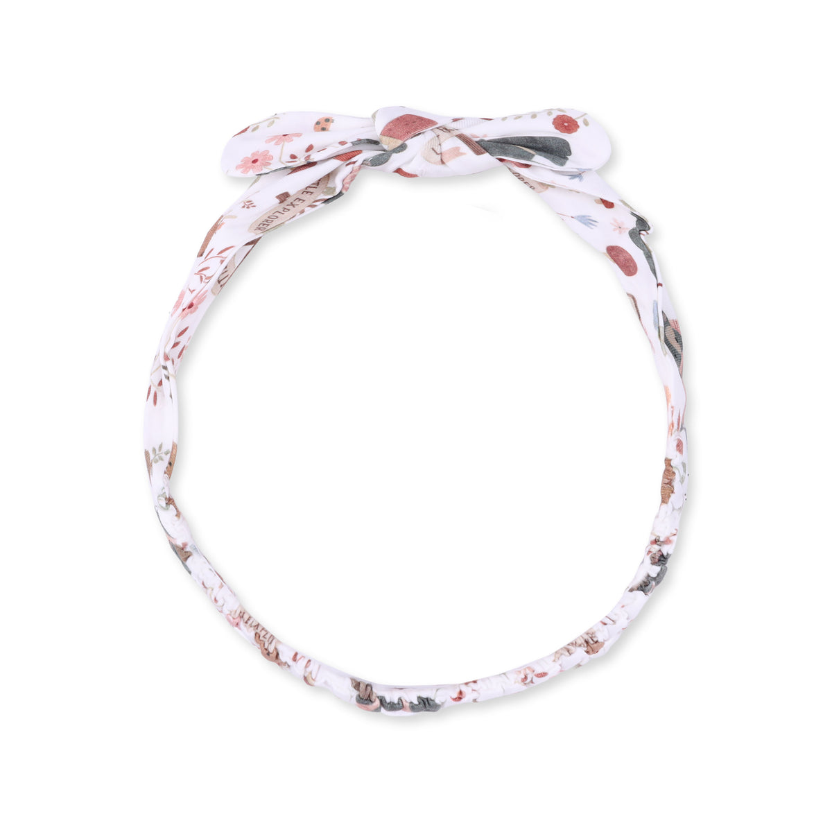 Southern Woodland Animals Pink Knot Headband