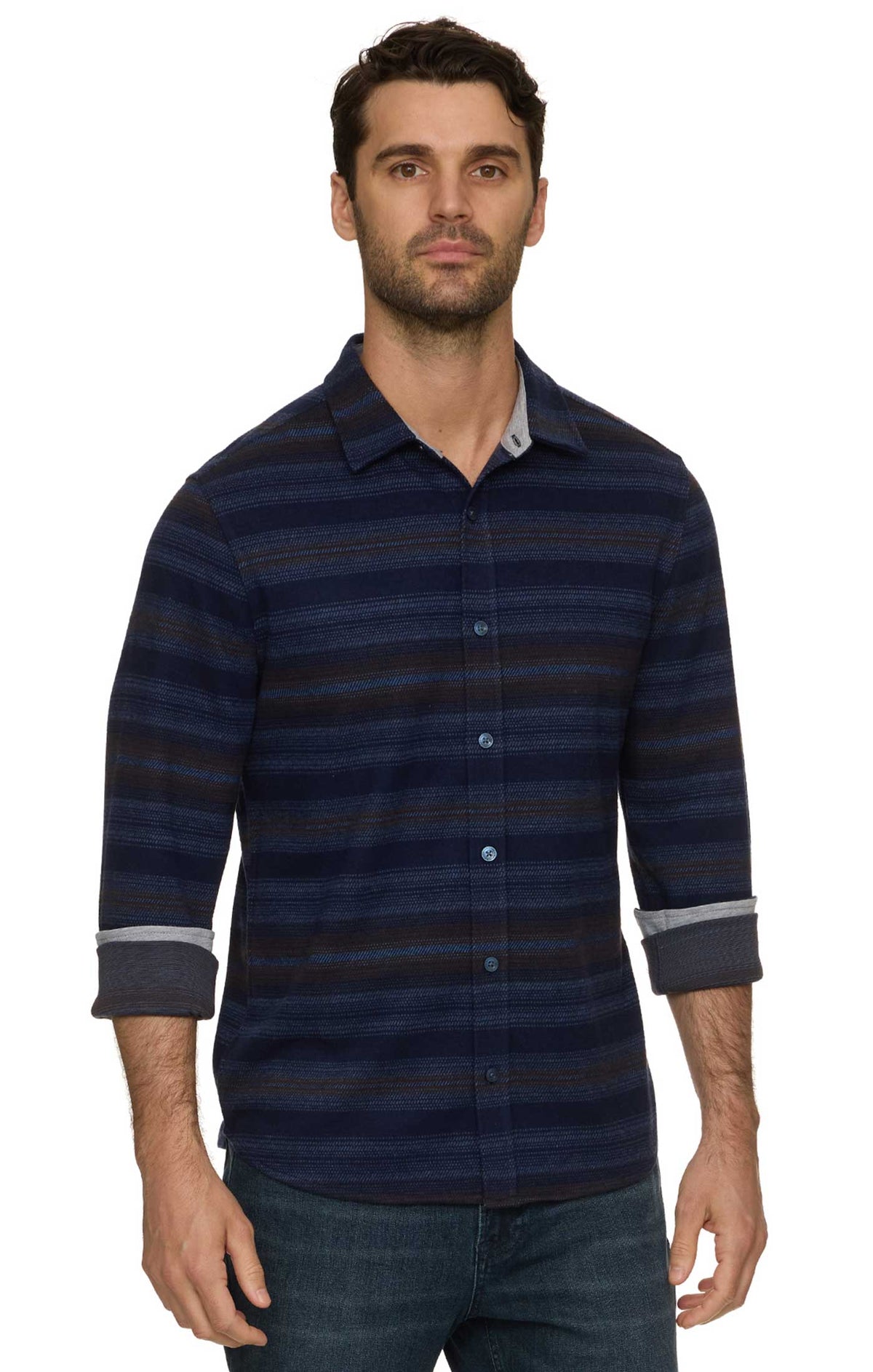 Hartwell Stripe Knit Flannel