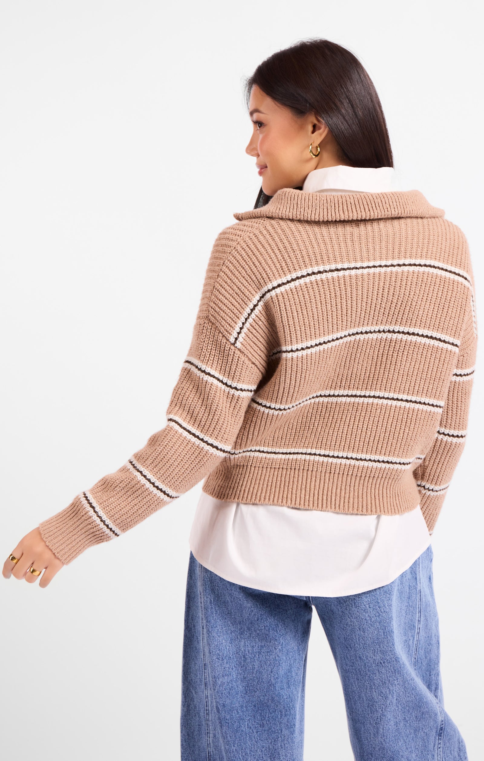 Warm Chai Quarter Zip Pullover