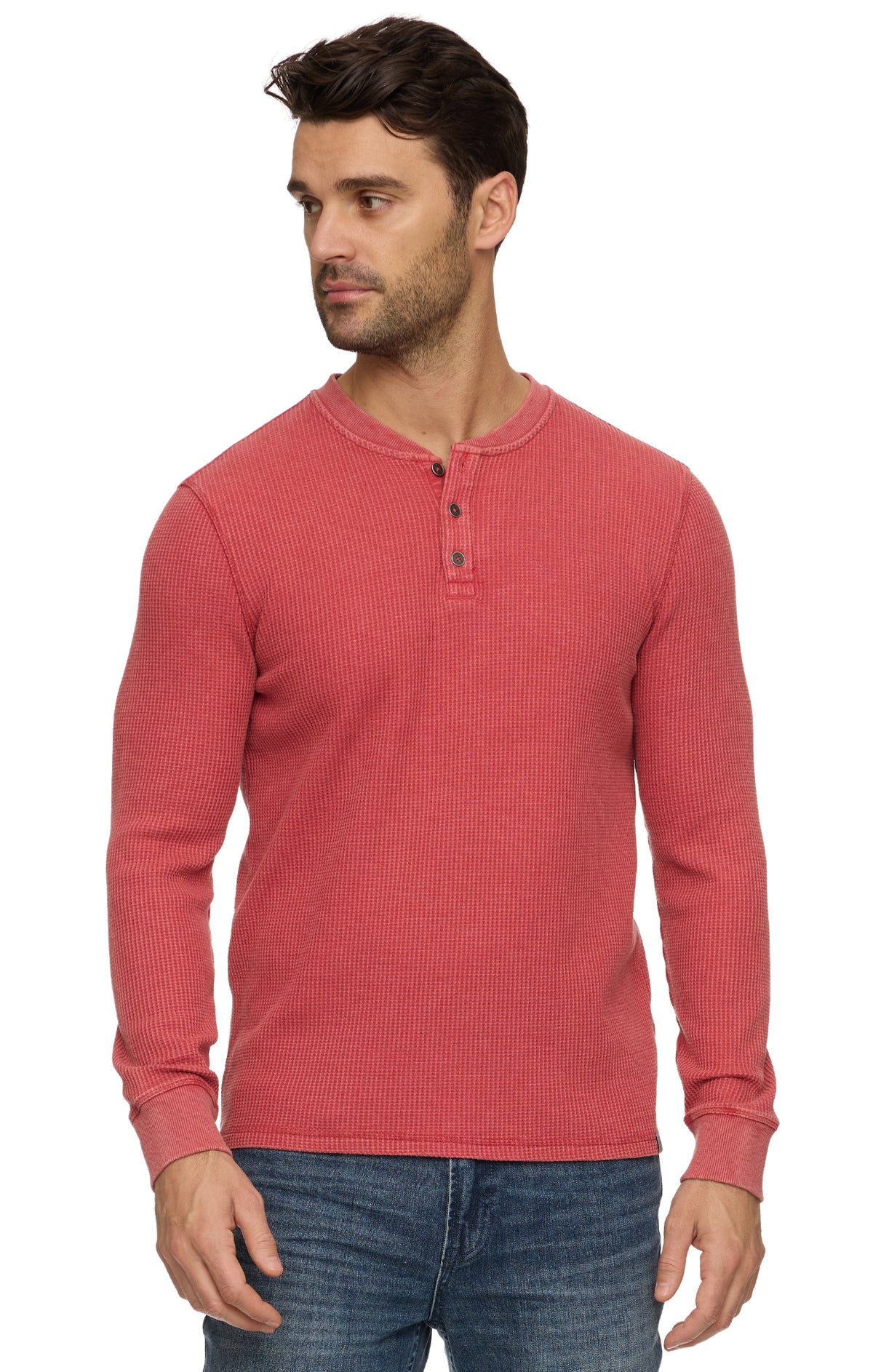 Vintage Soft Waffle Henley