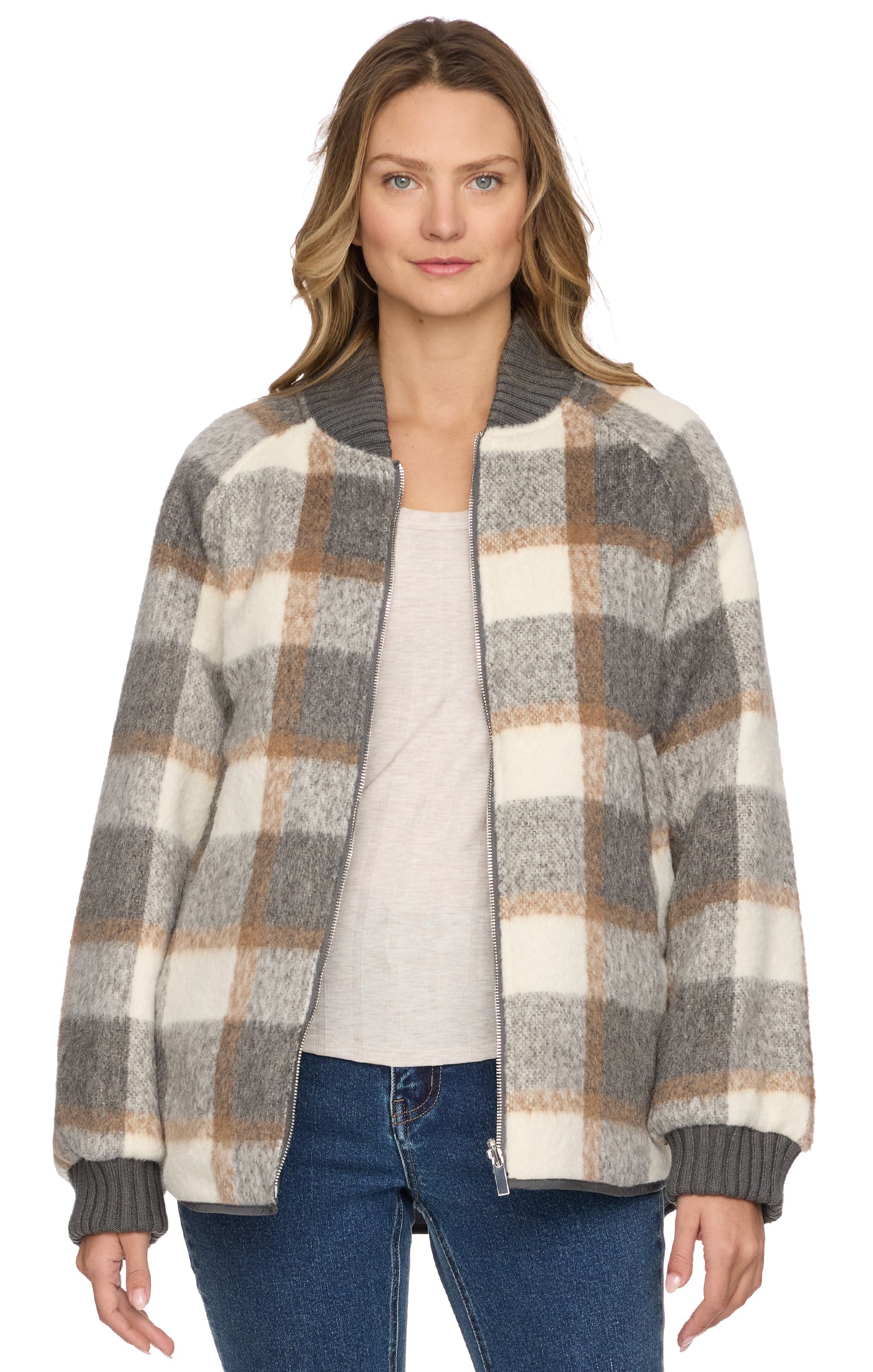 Anniston Reversible Quilted Bomber Jacket