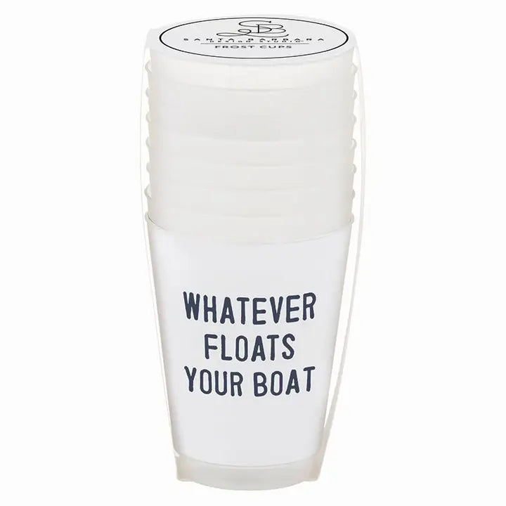 Whatever Floats your Boat Frosted Cup