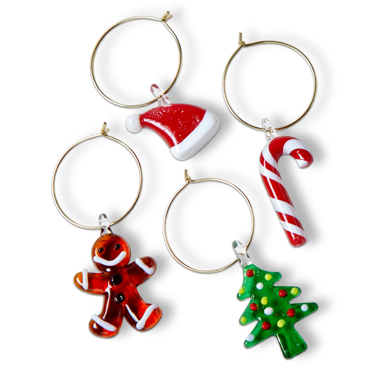 Holiday Cheer Wine Charm Set