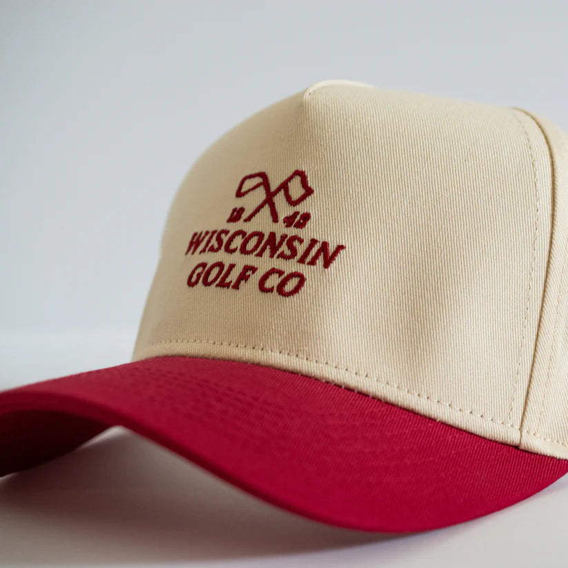 Wisconsin Golf Co Everyday Hat-Badger Red