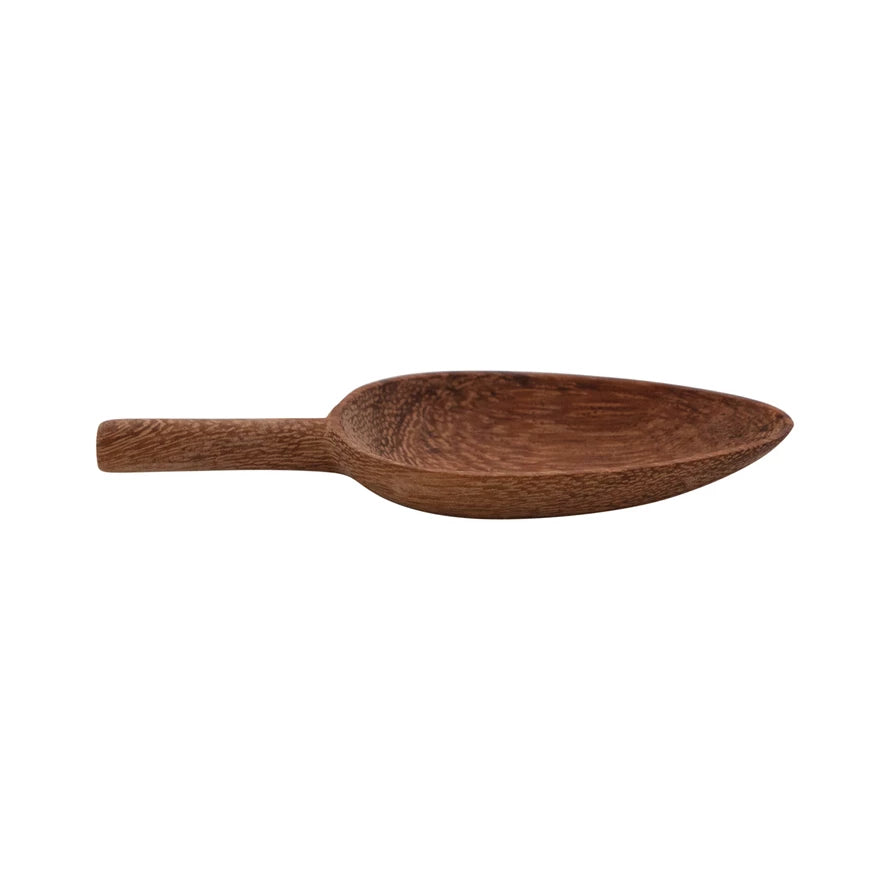 Hand Carved Doussie Wood Scoop