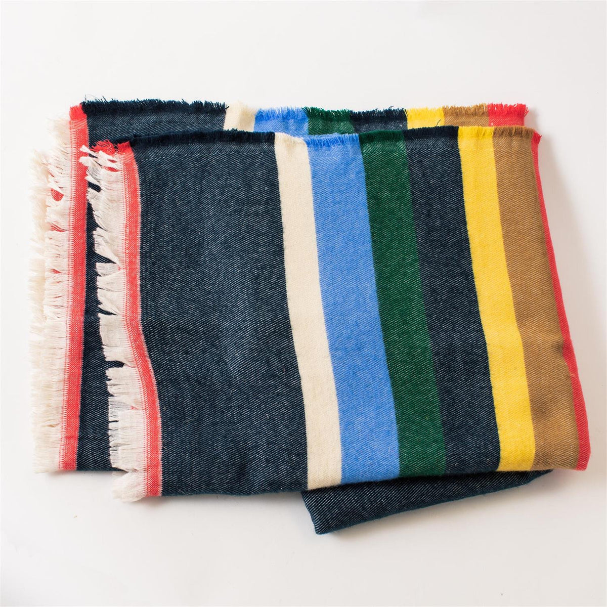 Multi-Color Cabin Throw Blanket