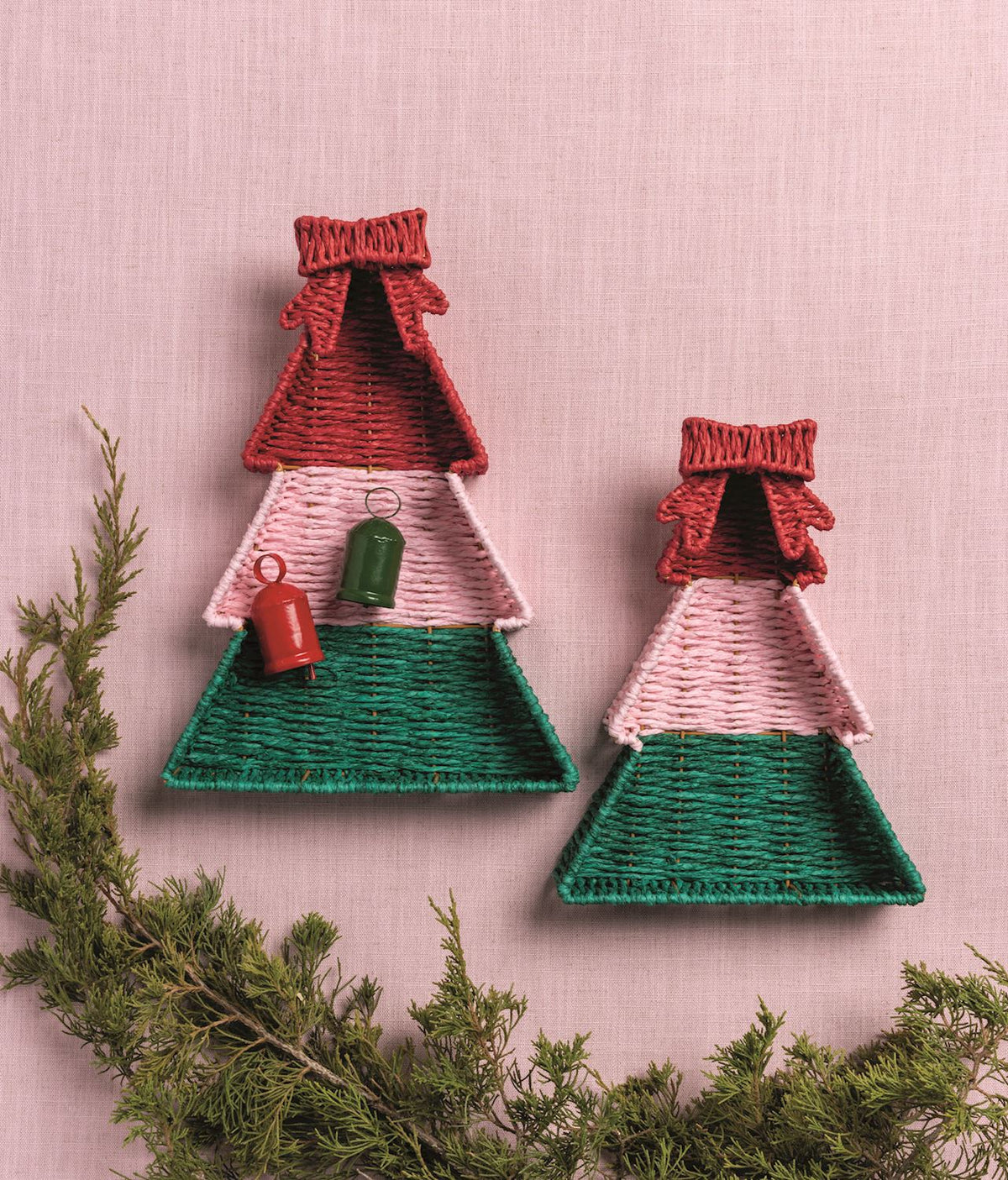 Woven Tree Tray Set