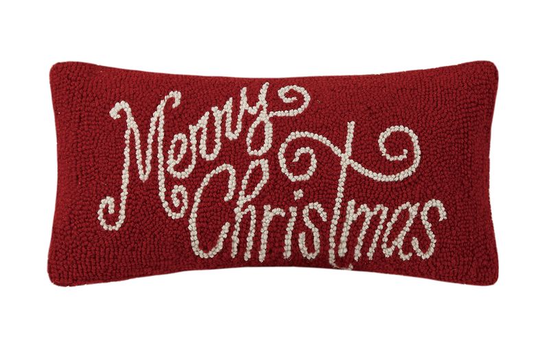 Merry Christmas Hook Pillow