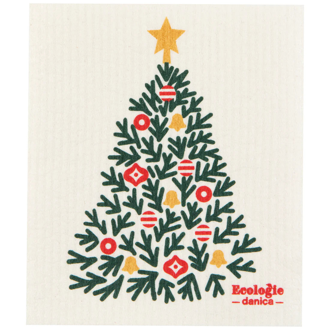 Festive Fir Swedish Dish Cloth
