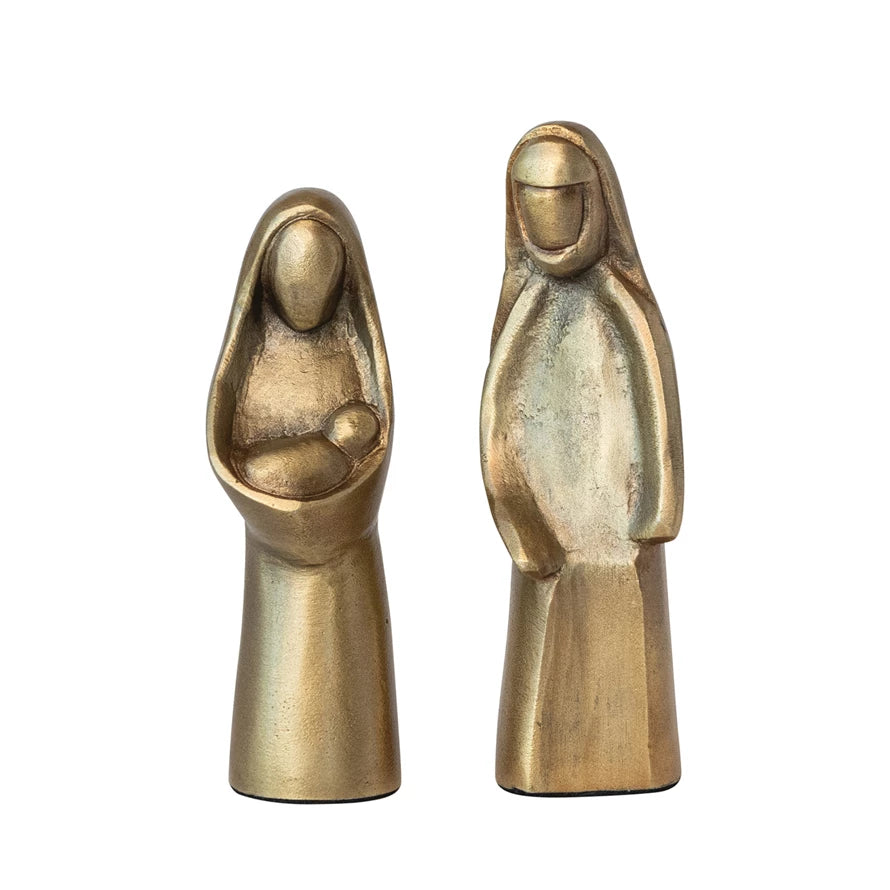 Cast Aluminum Holy Family Set