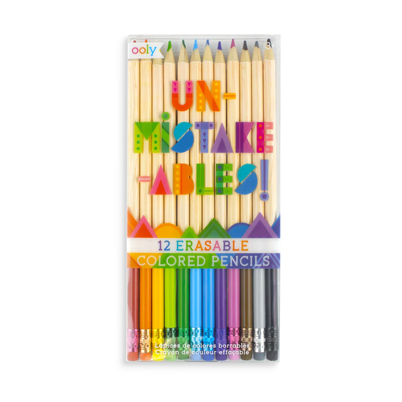 Un-Mistake-Ables! Erasable Colored Pencils
