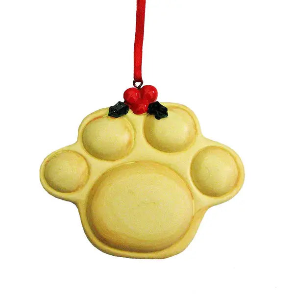 Paw Print Ornament
