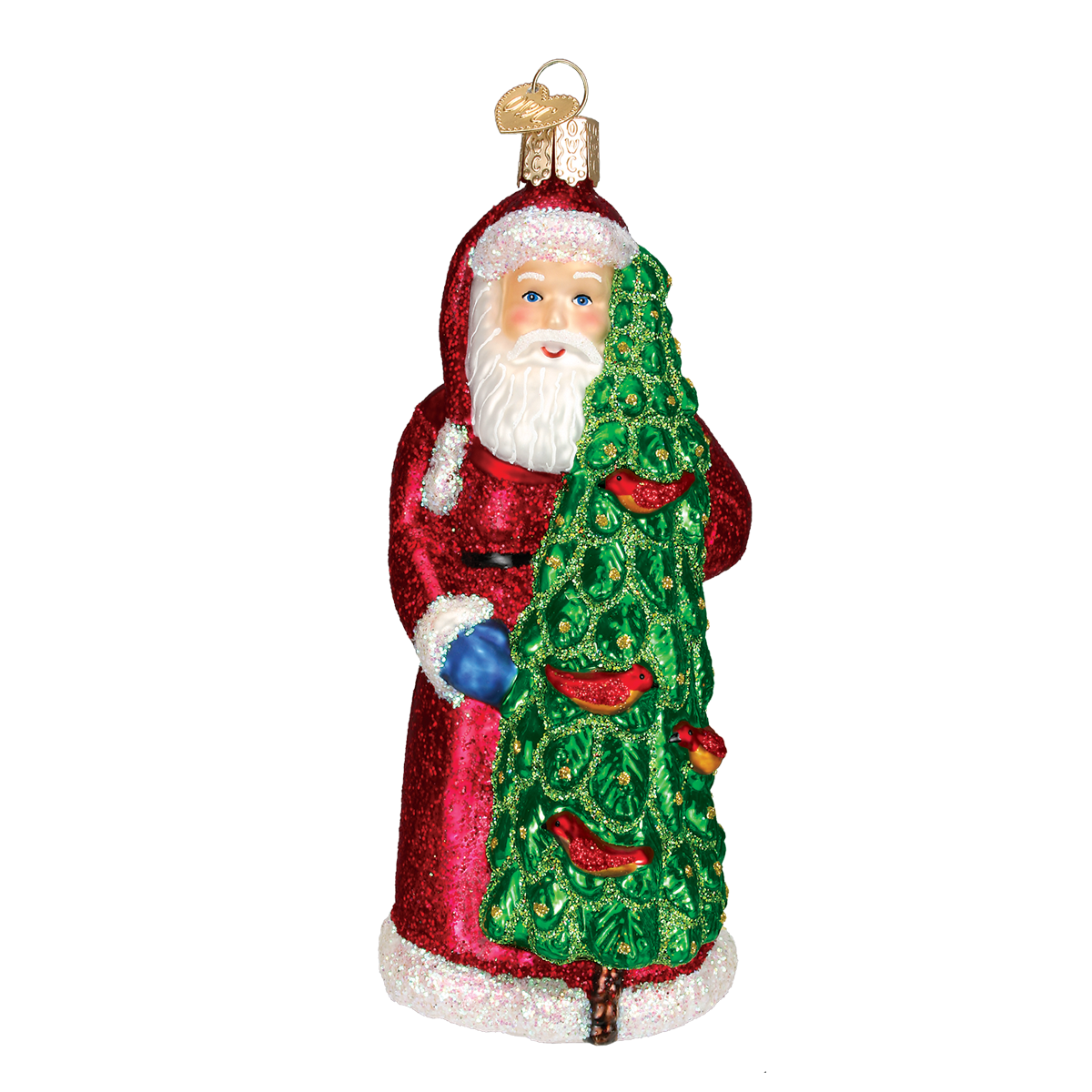 Santa With Calling Birds