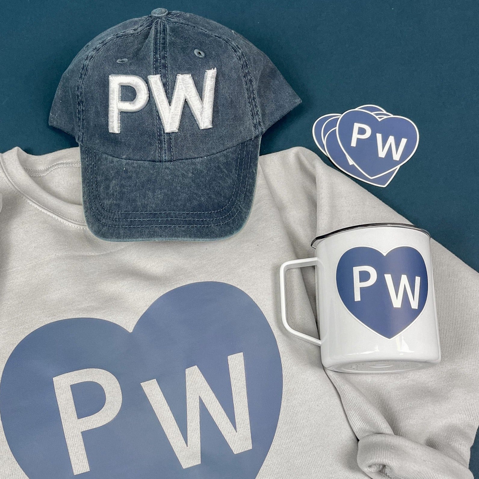 PW Heart Sticker