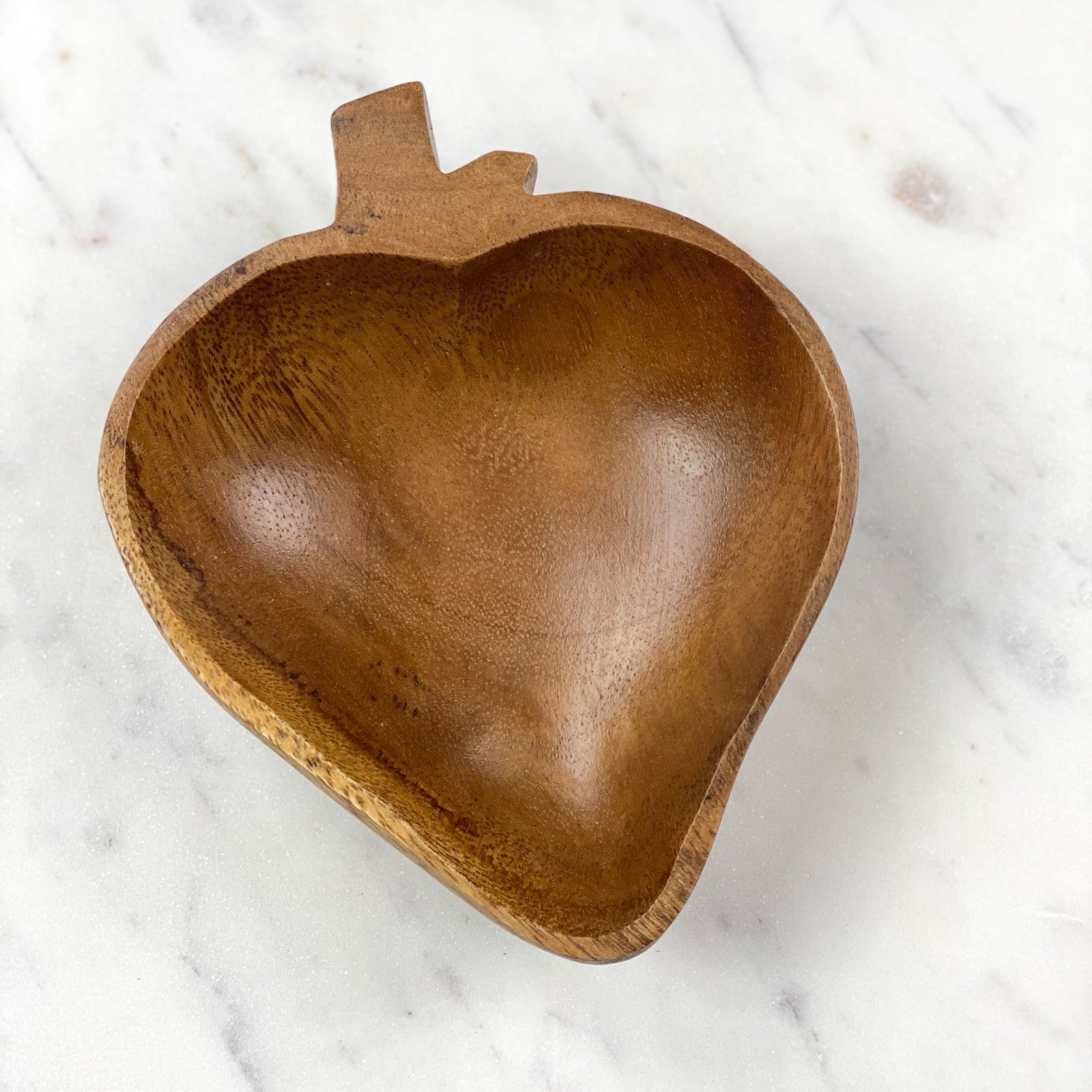 Hand Carved Acacia Wooden Fruit & Veggie Bowls