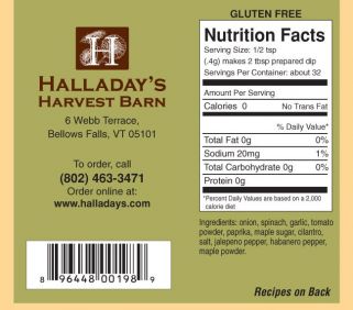 Maple Habanero Dip Mix