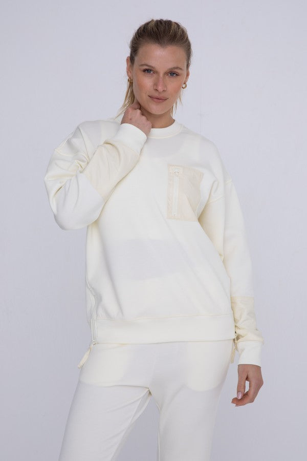 Modal Blend Crewneck Pullover
