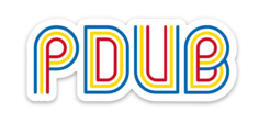 PDUB Throwback Sticker