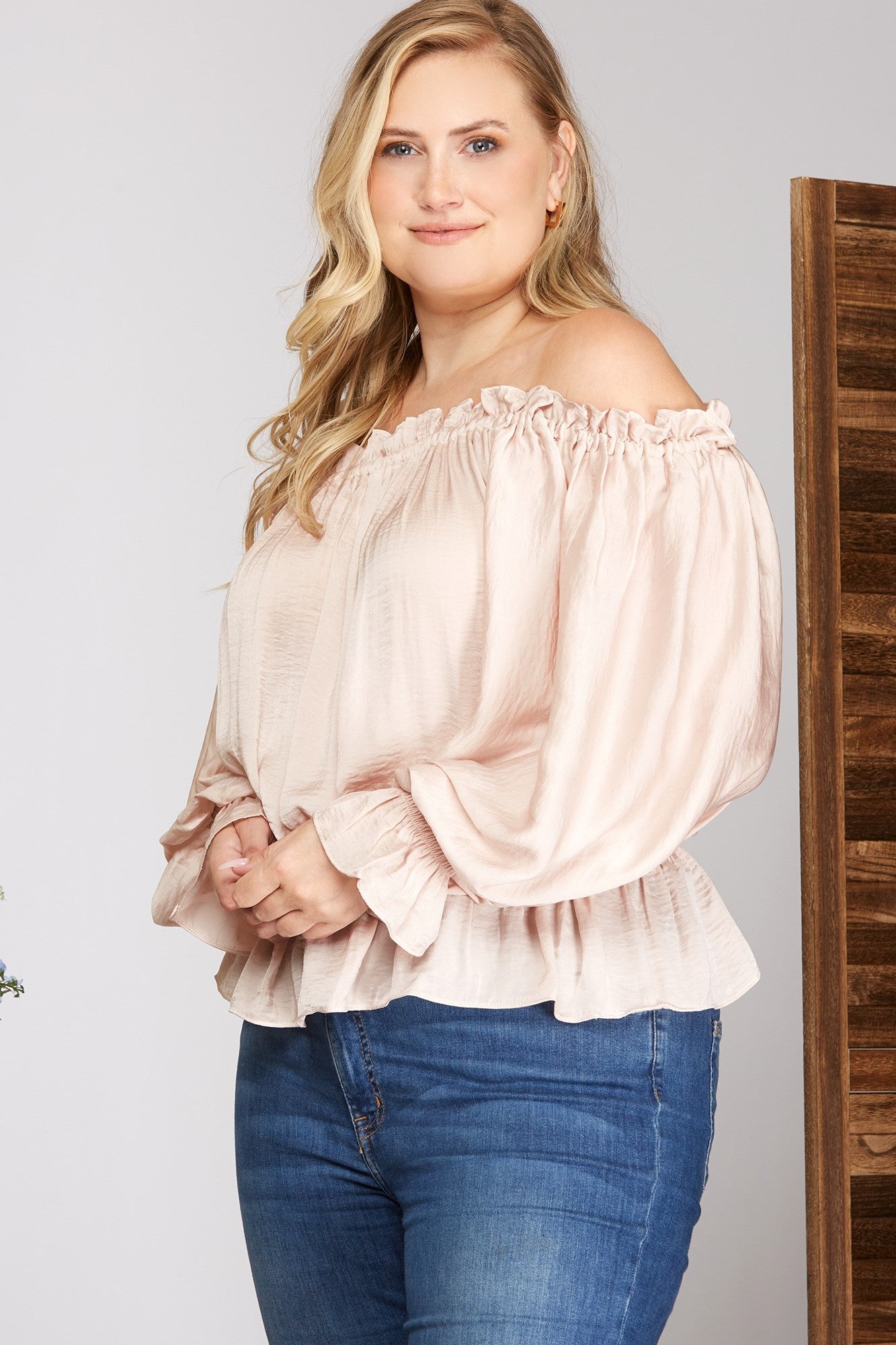 Off the Shoulder Woven Top