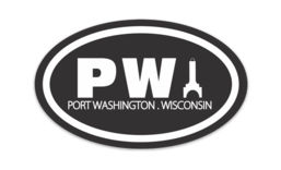 Black &amp; White PW Car Sticker