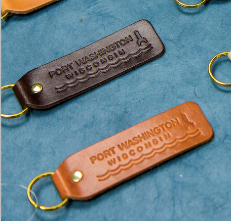Port Washington Wisconsin Keychain