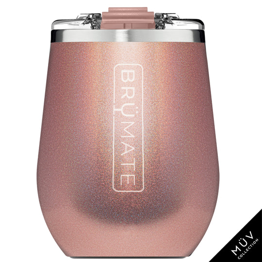 Uncorked Wine Tumbler XL - Glitter Rose Gold