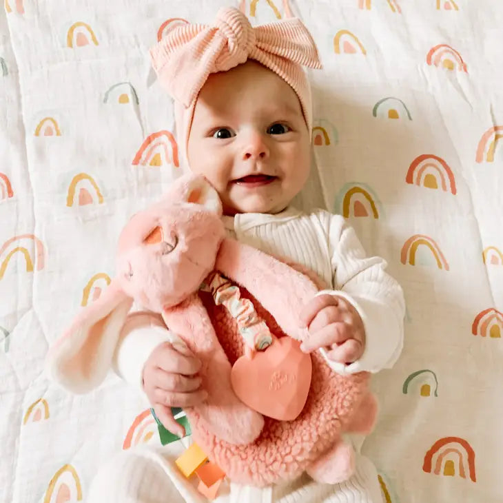 Lovey Plush Teether Toy - Ana the bunny