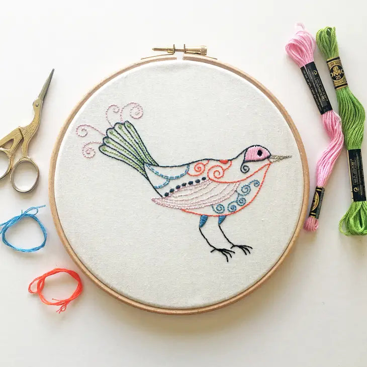 Bird Embroidery Kit