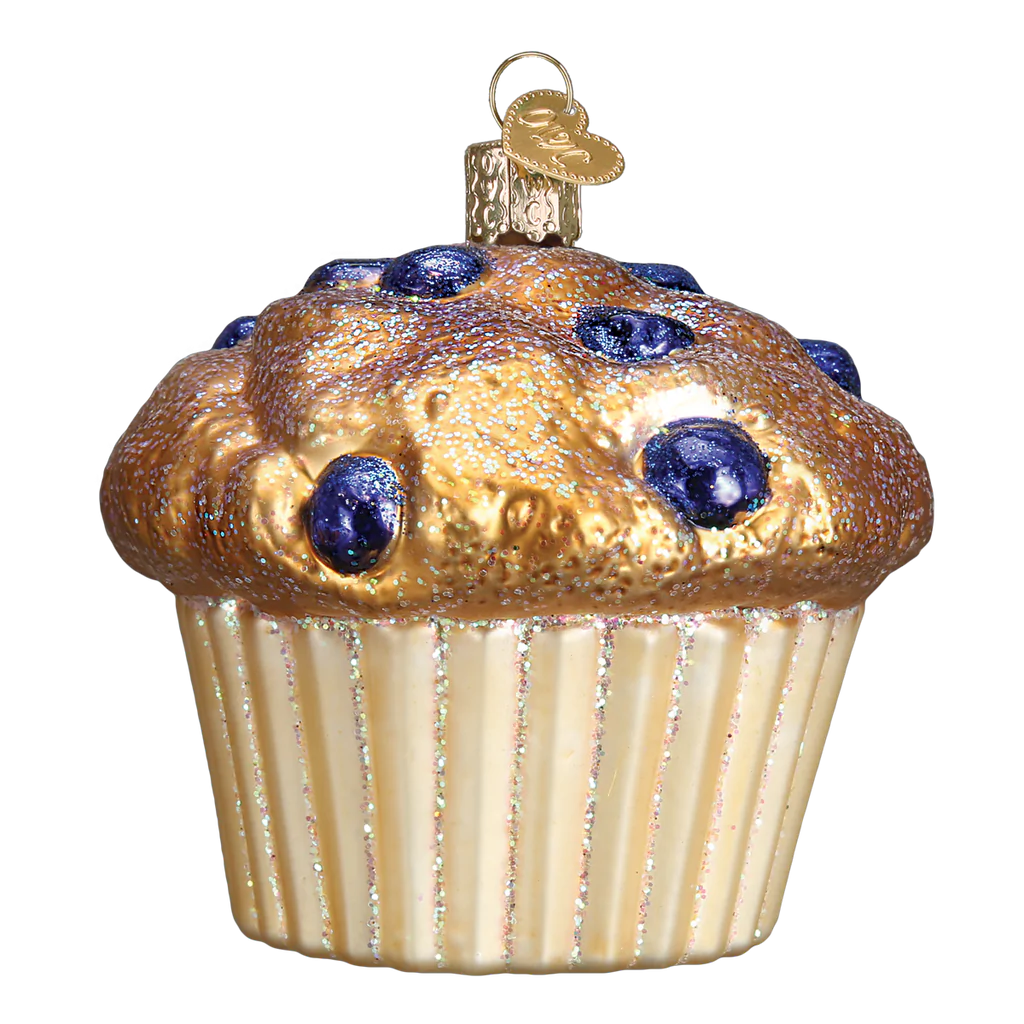 Blueberry Muffin Ornament