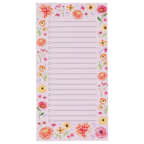 Magnetic Notepad - Cottage Floral