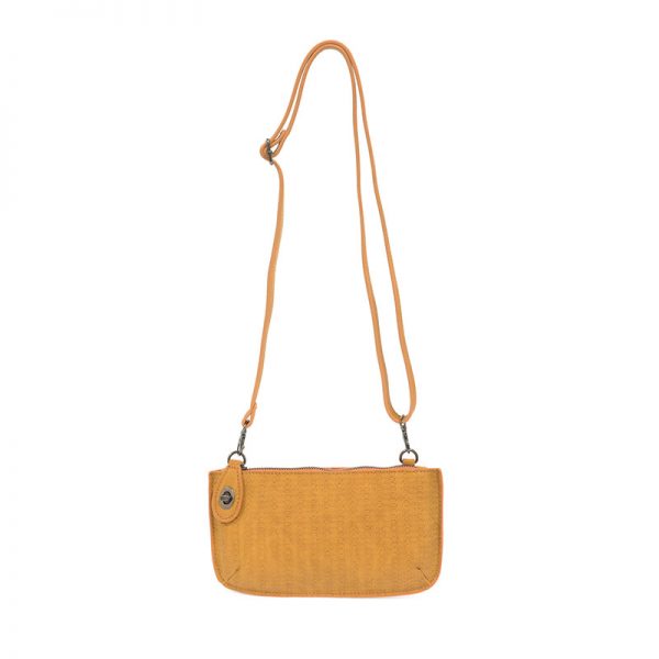 Woven Turn-Lock Clutch &amp; Wristlet