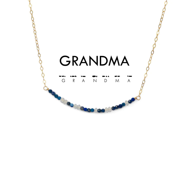 Morse Code Necklace - Grandma