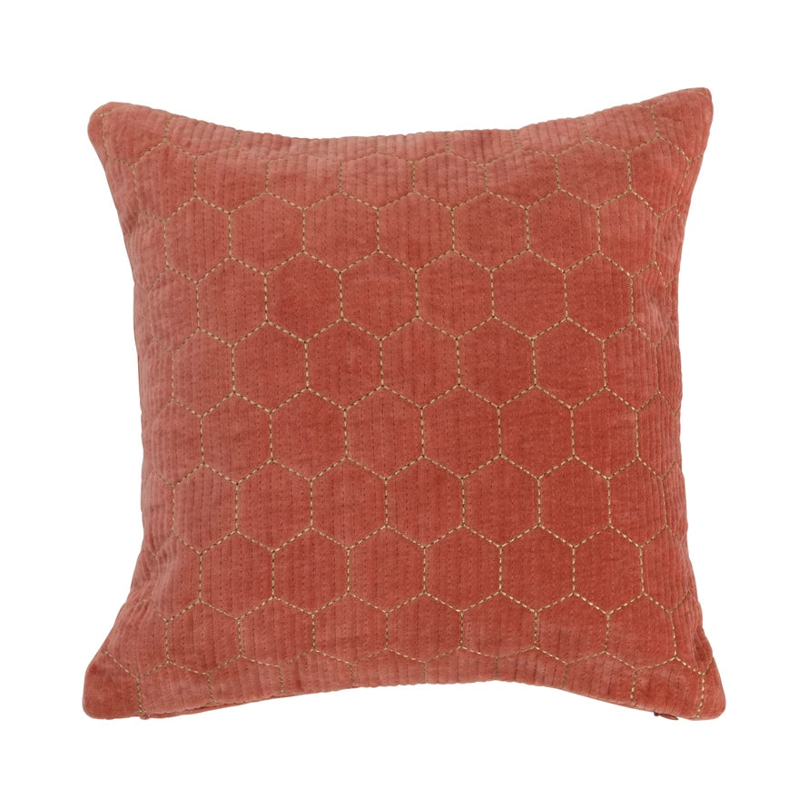 Hex Stitch Pillow