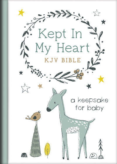 Kept In My Heart KJV Bible - Blue