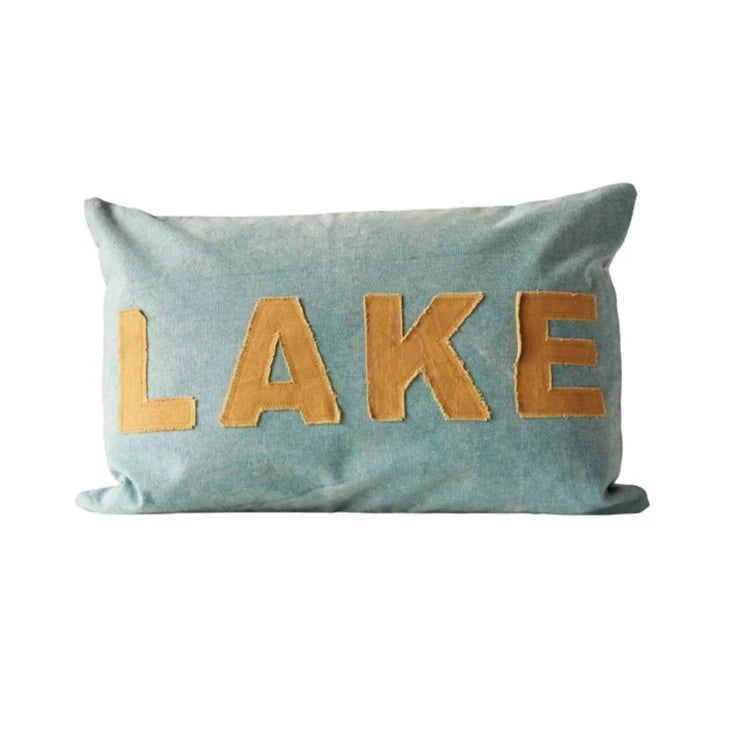 Lake Canvas Pillow