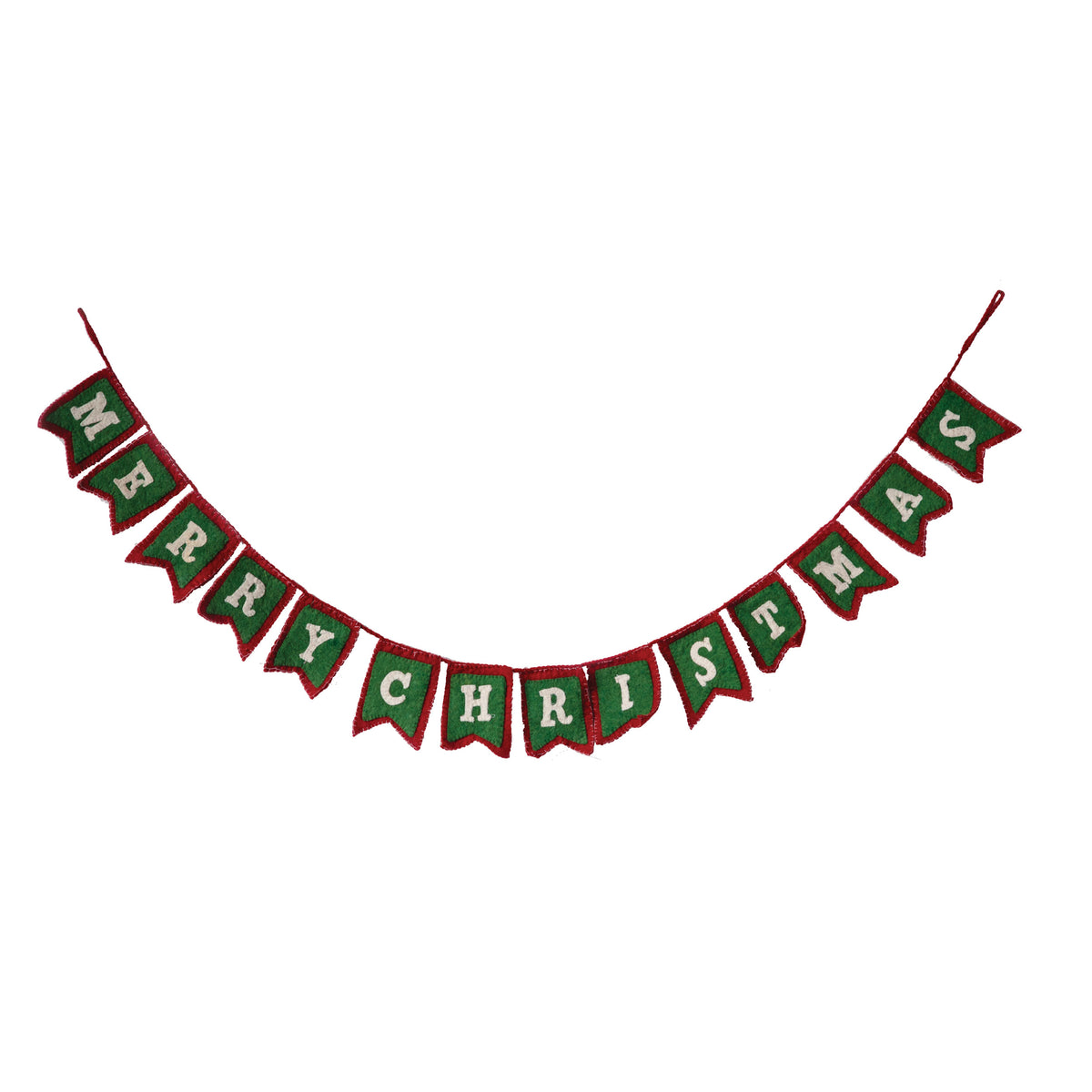 Wool Felt Garland Merry Christmas