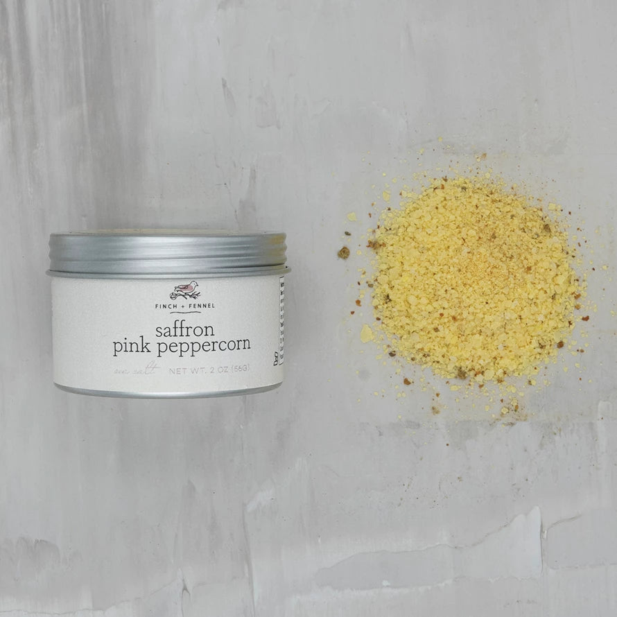 Saffron Peppercorn Sea Salt