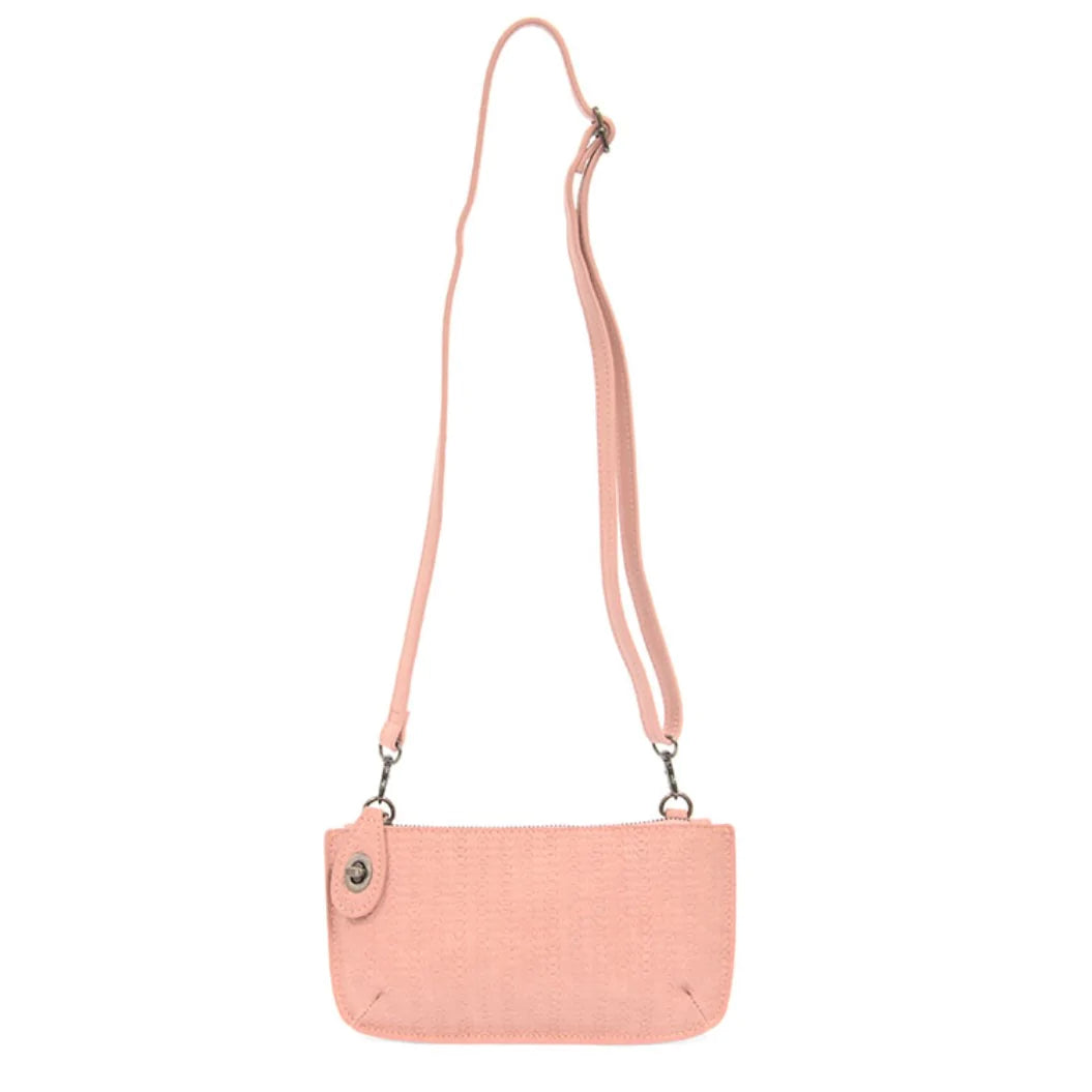 Woven Turn-Lock Clutch &amp; Wristlet