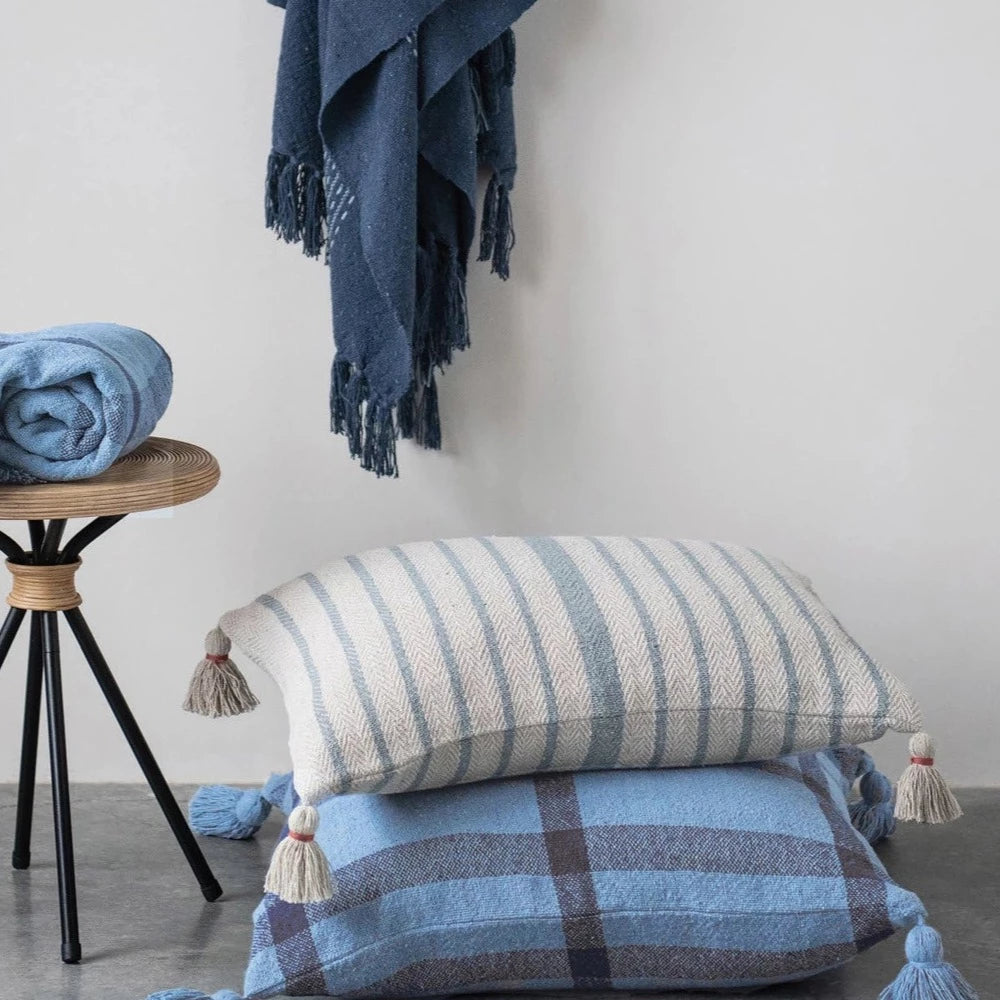 Blue Stripes Pillow