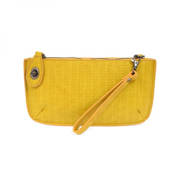 Woven Turn-Lock Clutch &amp; Wristlet