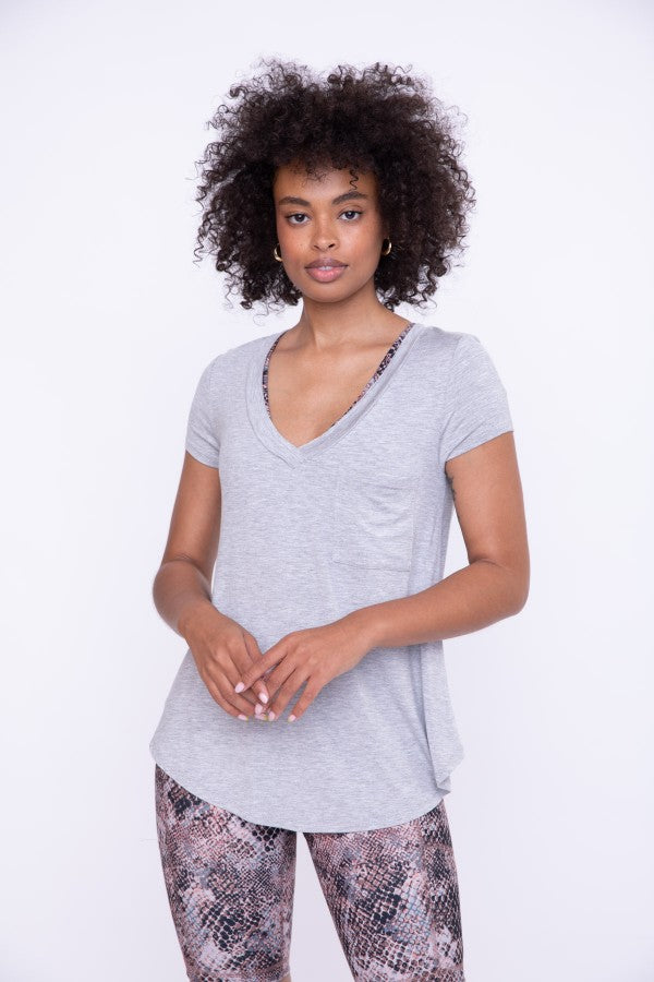 V-Neck Pocket Tee