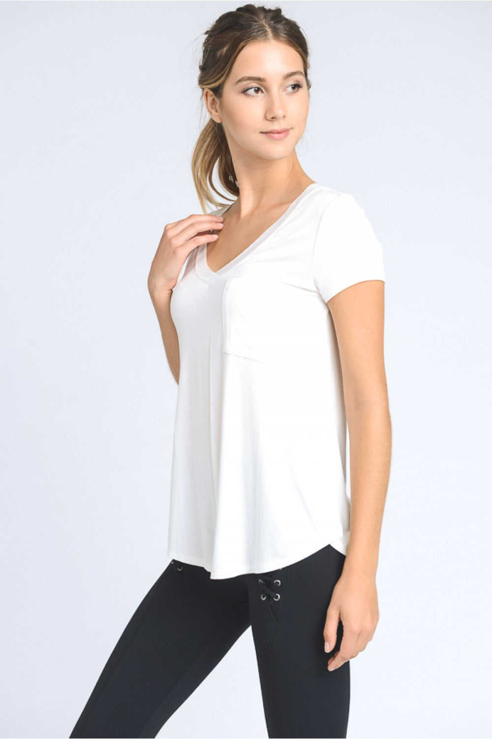V-Neck Pocket Tee