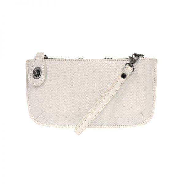 Woven Turn-Lock Clutch &amp; Wristlet
